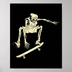 Halloween-Skateboard für Männer Geschenk Skateboar Poster