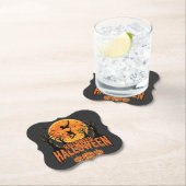 Halloween Skateboard Mond Design Halloween Untersetzer (Vor Ort)