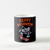 Halloween Skateboard Skelett Kaffeetasse (Mittel)