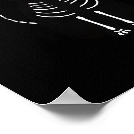 Halloween Skeleton Animals Gang Poster (Ecke)