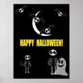 Halloween Skeleton Animals Gang Poster (Vorne)