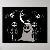 Halloween Skeleton Animals Gang Poster (Vorne)