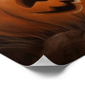 Halloween Skeleton Art Poster (Ecke)