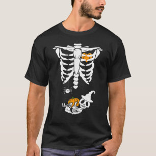 Halloween Skeleton Baby Rib Käfig Mutterkostüm T-Shirt