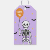 Halloween Skeleton Balloon Danke Geschenkanhänger (Vorderseite)