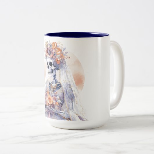 Halloween Skeleton Big Tasse (VorderseiteRechts)