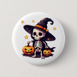 Halloween Skeleton-Button Button