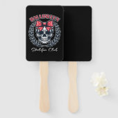 Halloween Skeleton Club Fächer (Vorne und Hinten)