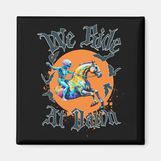 Halloween Skeleton Costume Magnet (Vorne)