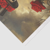 Halloween Skeleton Couple Decoupage Seidenpapier (Ausschnitt)