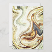 Halloween Skeleton Couple Gothic Save the Date (Rückseite)