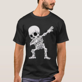 Halloween Skeleton Dabbing T - Shirt