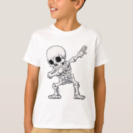 Halloween Skeleton Dabbing T - Shirt