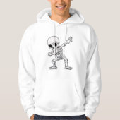 Halloween Skeleton Dabbing T - Shirt (Vorderseite)