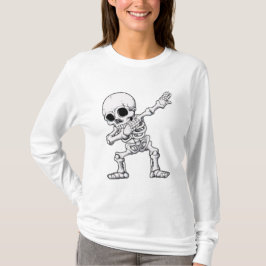 Halloween Skeleton Dabbing T - Shirt