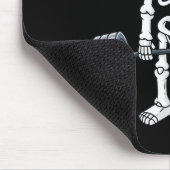 Halloween Skeleton Deadlift Fun Fitness Weightlift Mousepad (Ecke)