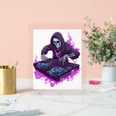 Halloween Skeleton DJ Acrylschild (Hochzeit)