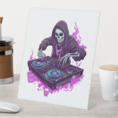 Halloween Skeleton DJ Sockelschild (In Situ)