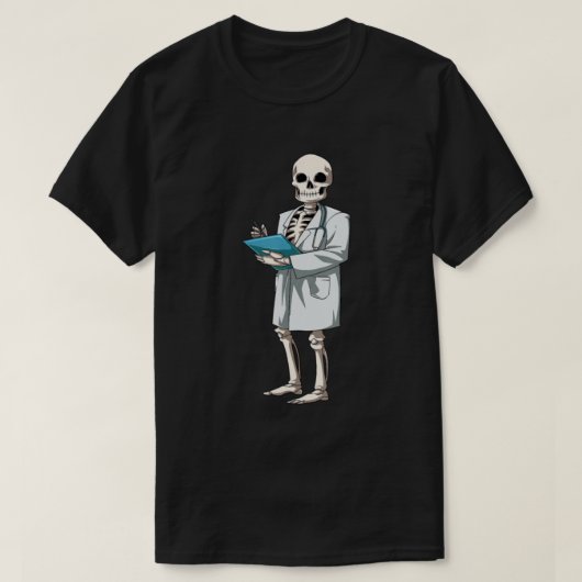 Halloween Skeleton Doktor Halloween Medizin T-Shirt (Design vorne)