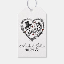 Halloween Skeleton Doodles Wreath Illustration