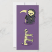 Halloween Skeleton Dracula Mummy Grim Sensenmann (Rückseite)