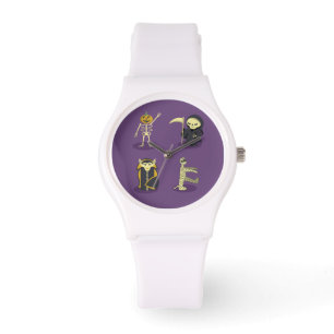 Halloween Skeleton Dracula Mummy Grim Sensenmann Armbanduhr