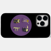 Halloween Skeleton Dracula Mummy Grim Sensenmann Case-Mate iPhone Hülle (Rückseite (Horizontal))