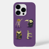 Halloween Skeleton Dracula Mummy Grim Sensenmann Case-Mate iPhone Hülle (Rückseite)