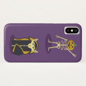 Halloween Skeleton Dracula Mummy Grim Sensenmann Case-Mate iPhone Hülle (Rückseite (Horizontal))