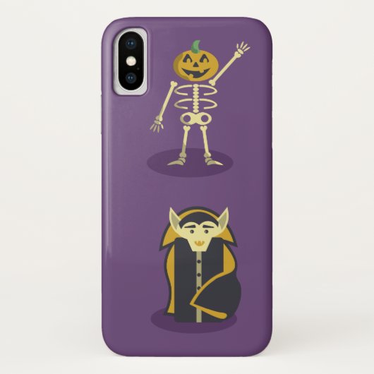 Halloween Skeleton Dracula Mummy Grim Sensenmann Case-Mate iPhone Hülle (Rückseite)