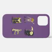 Halloween Skeleton Dracula Mummy Grim Sensenmann Case-Mate iPhone Hülle (Rückseite (Horizontal))