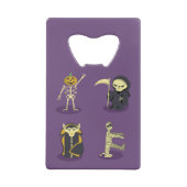 Halloween Skeleton Dracula Mummy Grim Sensenmann Geldbeutel Flaschenöffner (Rückseite)