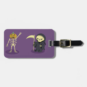 Halloween Skeleton Dracula Mummy Grim Sensenmann Gepäckanhänger