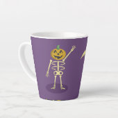 Halloween Skeleton Dracula Mummy Grim Sensenmann Milchtasse (Linke Ecke)