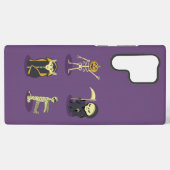 Halloween Skeleton Dracula Mummy Grim Sensenmann Samsung Galaxy Hülle (Rückseite (Horizontal))