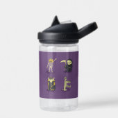 Halloween Skeleton Dracula Mummy Grim Sensenmann Trinkflasche (Links)