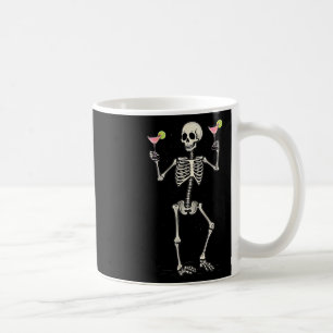 Halloween Skeleton Drinks Kosmopolitischer Schwanz Kaffeetasse