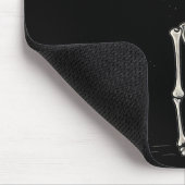 Halloween Skeleton Drinks Tequila Sunrise Schwanz Mousepad (Ecke)