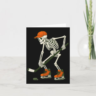 Halloween Skeleton Eishockey Kostüm Funny Men Bo Karte