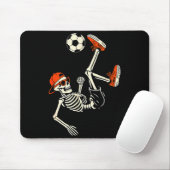 Halloween Skeleton Funny Soccer Shirt For Teens Bo Mousepad (Mit Mouse)