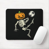 Halloween Skeleton Fußball Kostüm Junge Kind Mousepad (Mit Mouse)