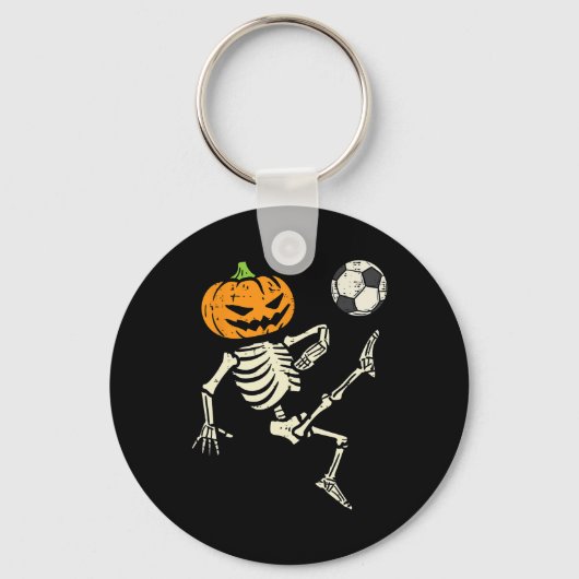 Halloween Skeleton Fußball Kostüm Junge Kind Schlüsselanhänger (Vorderseite)