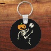Halloween Skeleton Fußball Kostüm Junge Kind Schlüsselanhänger (Vorderseite)