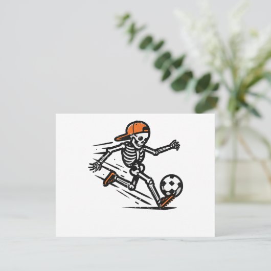 Halloween Skeleton Fußball-Kostüm Männer (Stehend Vorderseite)