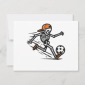 Halloween Skeleton Fußball-Kostüm Männer (Rückseite)