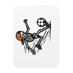 Halloween Skeleton Fußball-Kostüm Männer Magnet