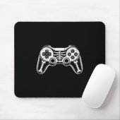 Halloween Skeleton Gamer Funny Video Gaming Geek B Mousepad (Mit Mouse)