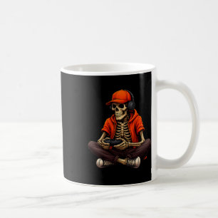 Halloween Skeleton Gamer Gamer Boys Men Kid Kaffeetasse
