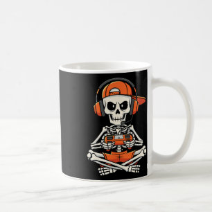 Halloween Skeleton Gamer Gamer Boys Men Kid Kaffeetasse