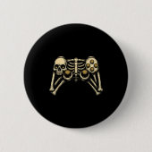 Halloween Skeleton Gamer Gaming Controller Costume Button (Vorderseite)